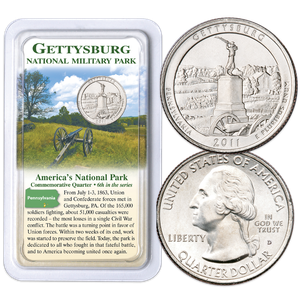2011 Gettysburg National Park Quarter in Showpak Main Image